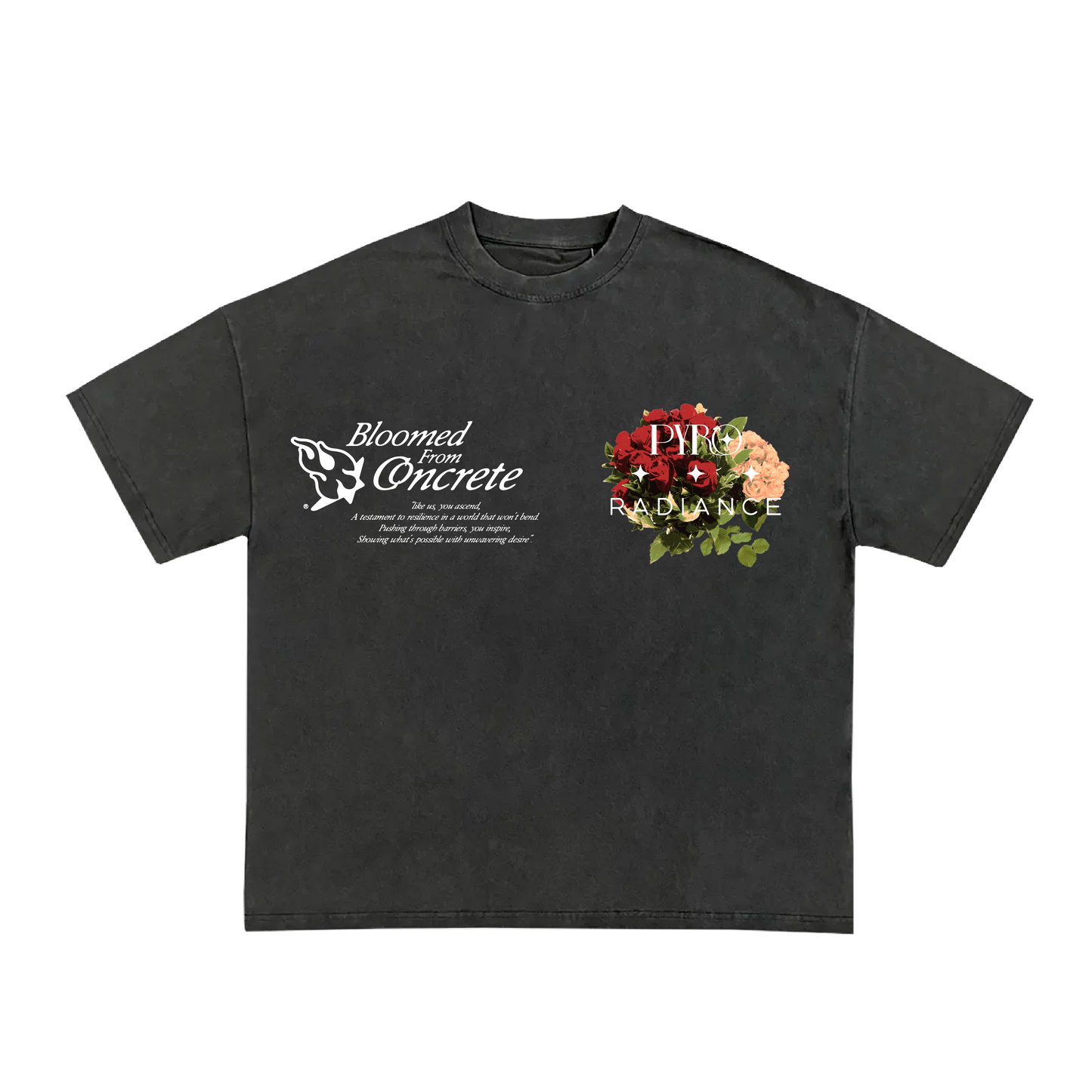 Pyro Collective "Bloomed form Concrete" Tee