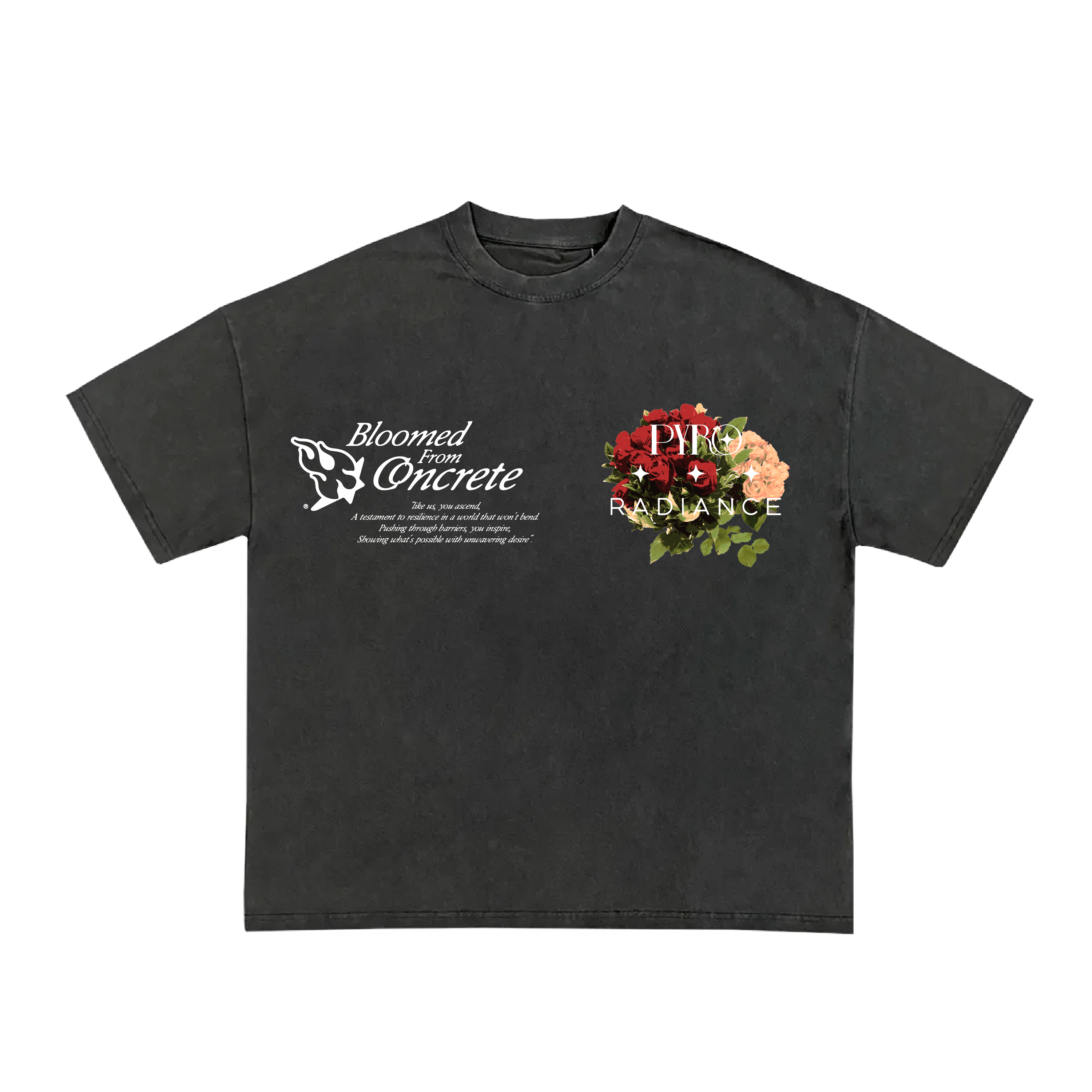 Pyro® Collective "Bloomed form Concrete" Tee
